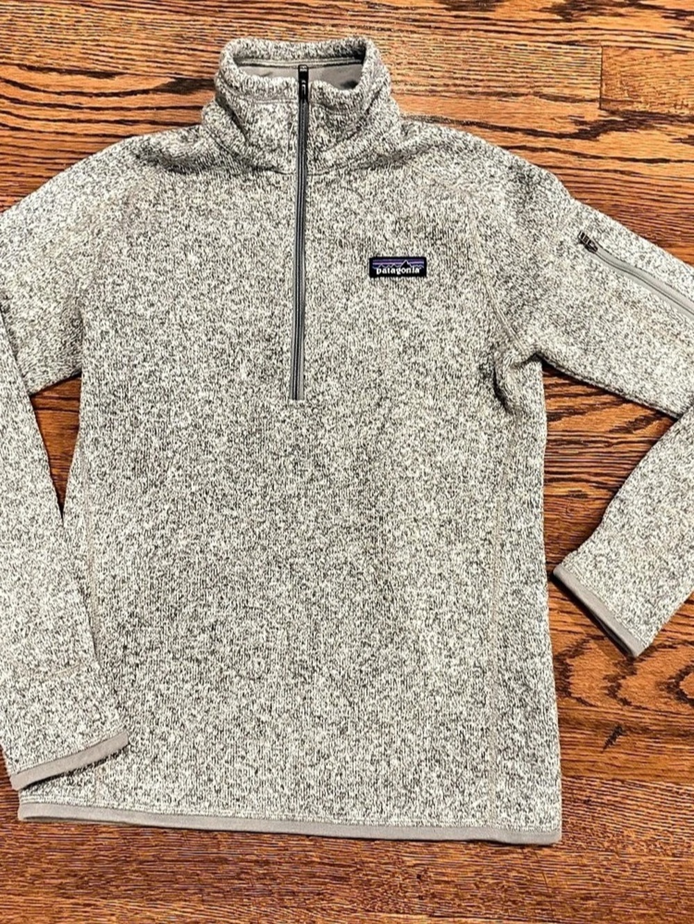 Patagonia Women's Better Sweater 1/4-Zip Gray Fleece XS